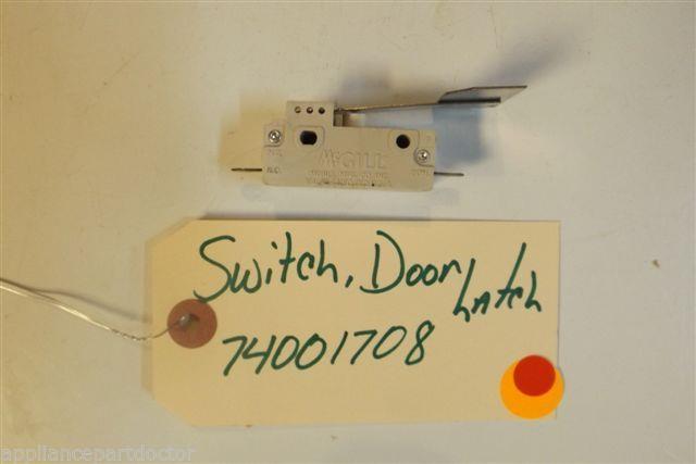 MAGIC CHEF Stove 74001708 Switch, Door Latch used part MAGIC CHEF Stove 74001708 Switch, Door Latch used part